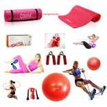 Cosfer Endpoint Pilates Seti 2 4mm Yoga Matı Kırmızı