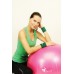 Ebruli Antiburst Pilates Topu - 75 cm (Fuşya Renk)